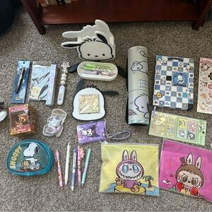 Bundle Deal! Cute Character Stationery Set and hand bags